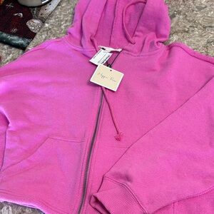 Hippie Rose Pink Hoodie